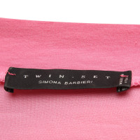 Twin Set Simona Barbieri Samtkleid in Pink