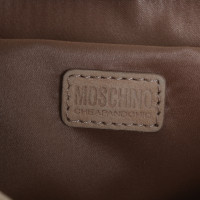 Moschino nude leather handbag