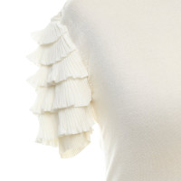 Roberto Cavalli Top in Cream