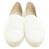 Chanel Slippers/Ballerina's in Wit