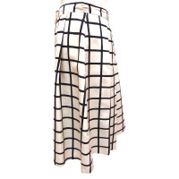 Prada Silk skirt with checked print