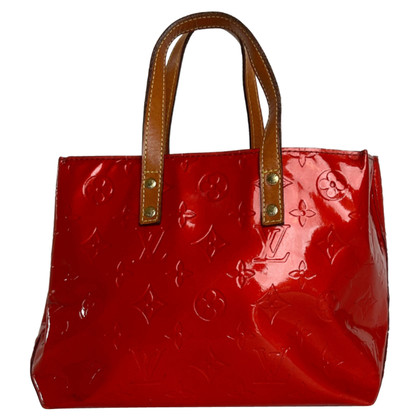 Louis Vuitton Reade in Pelle verniciata in Rosso