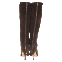 Jimmy Choo Boots Suede in Brown