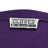 Closed Wikkel Trui in Purple