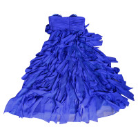 Badgley Mischka Dress Silk in Violet