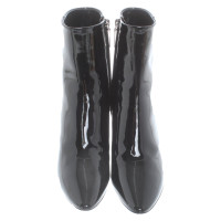 Saint Laurent Ankle boots Patent leather in Black