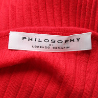 Philosophy Di Lorenzo Serafini Oberteil in Rot