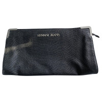 Armani Jeans Clutch Bag Leather in Black