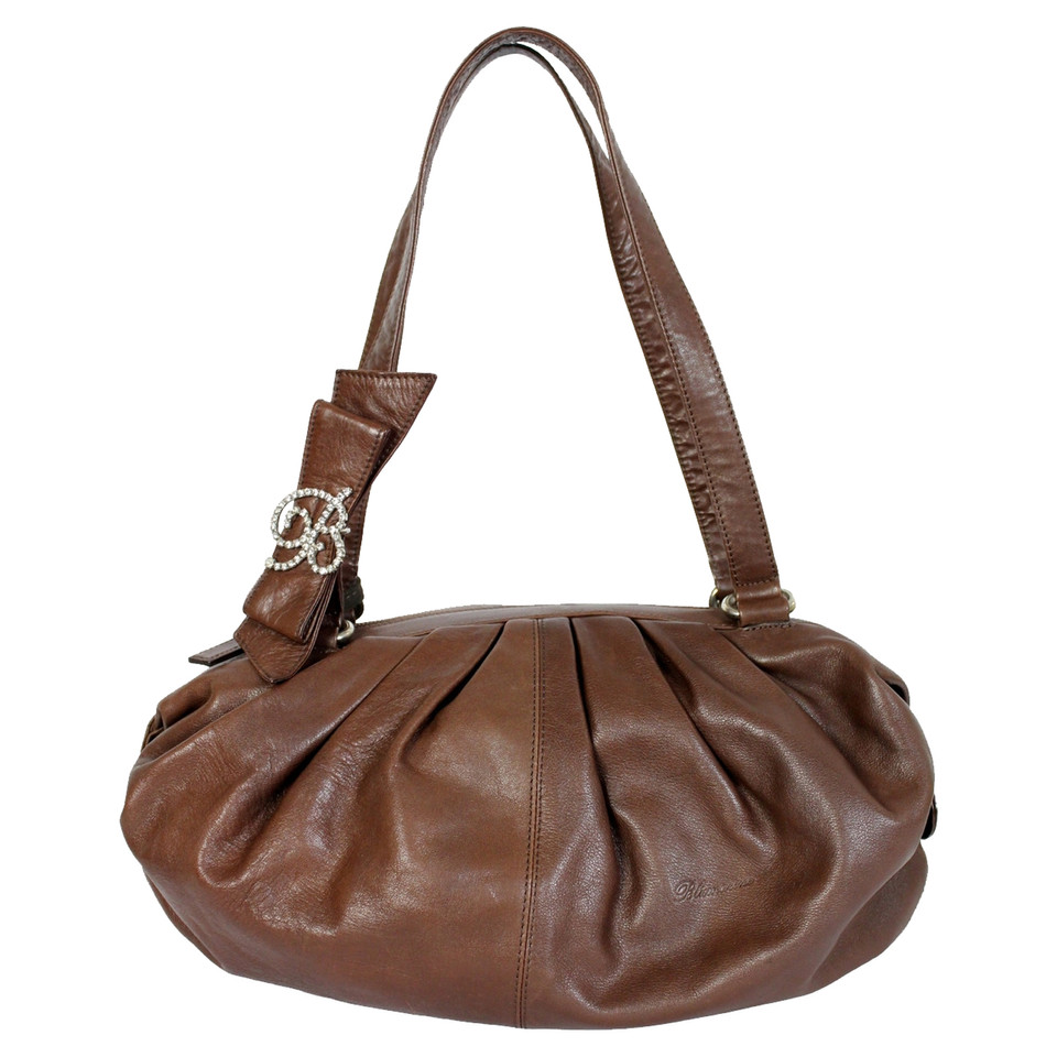 Blumarine Handbag Leather in Brown
