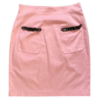 Moschino Love Skirt Cotton in Pink