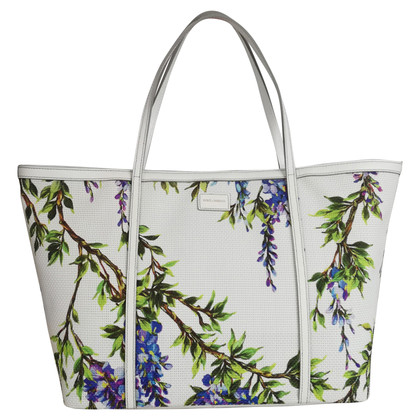Dolce & Gabbana Large handbag with flowers