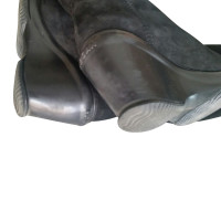 Hogan Bottes en daim noir