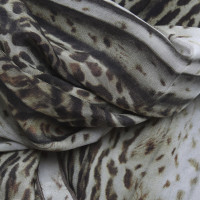 Roberto Cavalli Zijden sjaal met animal print