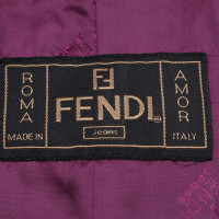Fendi Velvet Cloak in Brown