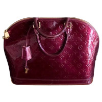 Louis Vuitton Alma GM38 en Cuir verni en Bordeaux