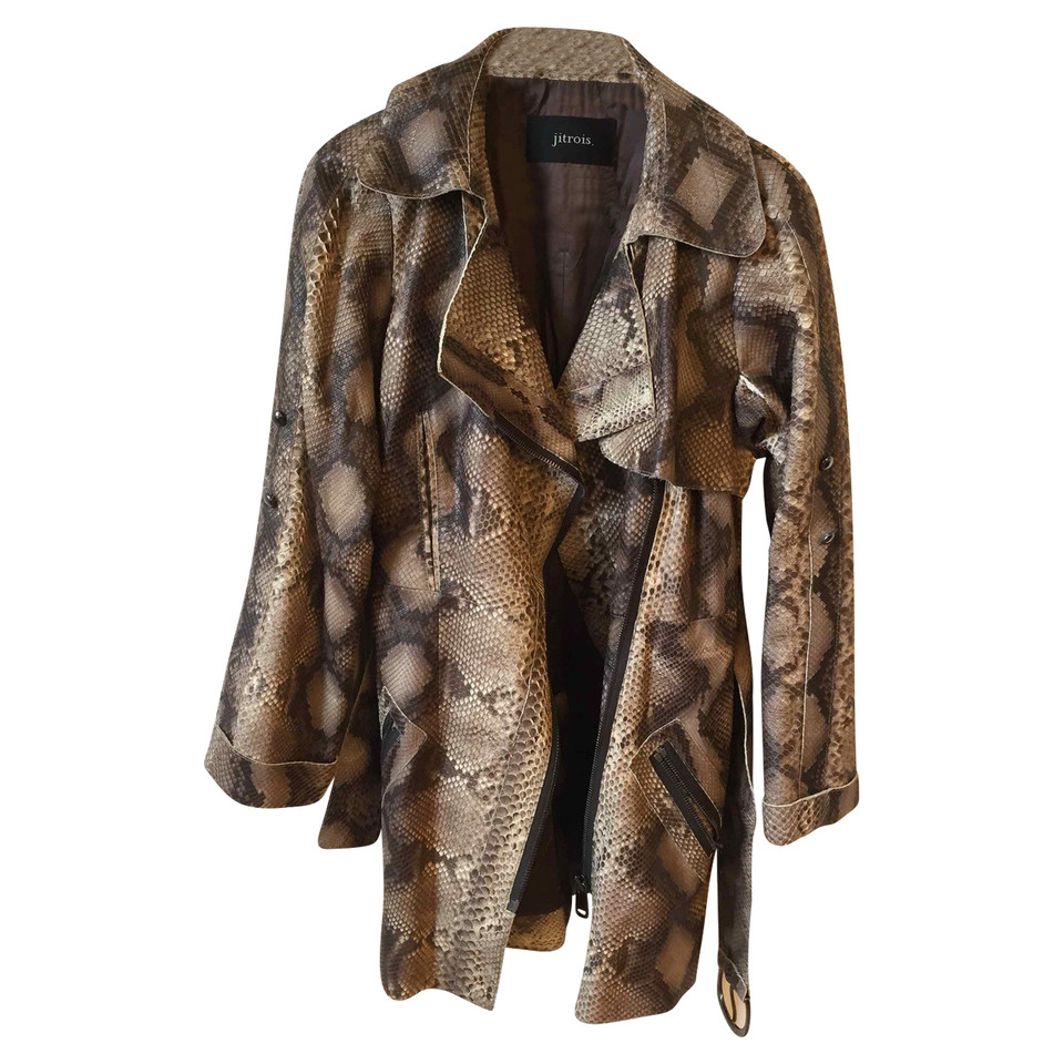 Jitrois Python leather coat