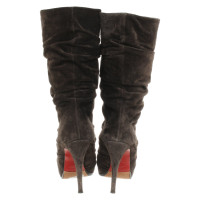 Christian Louboutin Boots Leather in Brown
