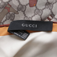 Gucci Foulard en soie avec motif Guccissima