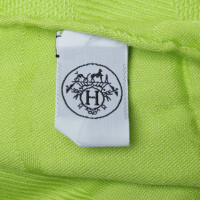 Hermès Pistazienfarbener Schal 