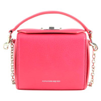 Alexander McQueen Box Bag 19 Leather in Pink