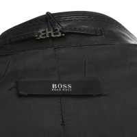 Hugo Boss Leather Blazer in Black
