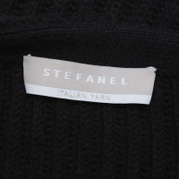 Stefanel Knitted cardigan in black