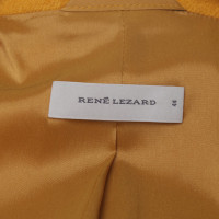 René Lezard Blazer in giallo senape
