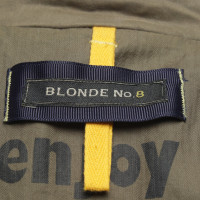 Blonde No8 Blazer en Coton en Kaki
