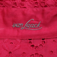 Van Laack top with hole pattern