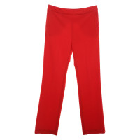 Max Mara Paire de Pantalon en Rouge