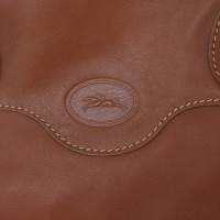 Longchamp Lederen handtas bruin