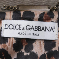 Dolce & Gabbana giacca Jean a Olive