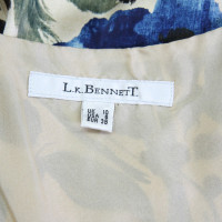 L.K. Bennett zijden jurk met patroon