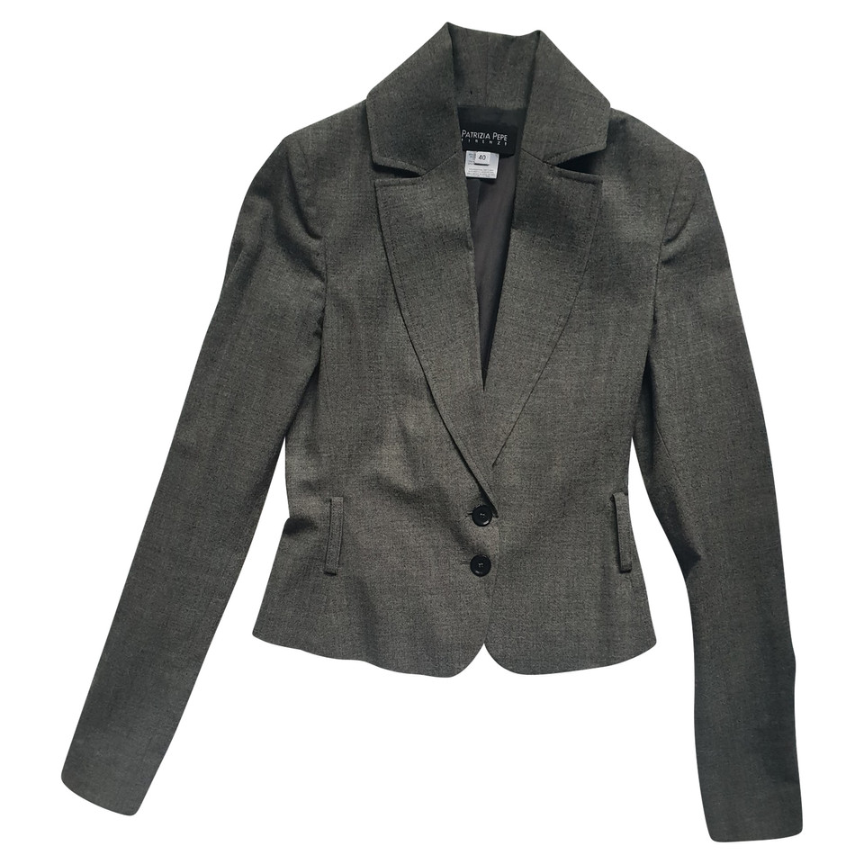 Patrizia Pepe Jacket/Coat Wool in Grey