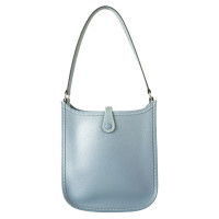 Hermès Evelyne TPM 17 Leer in Blauw