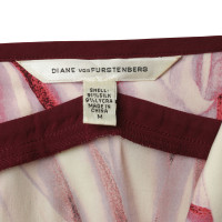 Diane Von Furstenberg Top in seta con stampa