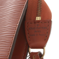 Louis Vuitton Pochette en Cuir en Marron