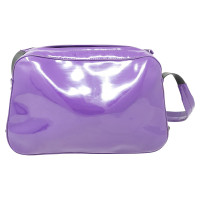 Balenciaga Handtasche aus Lackleder in Violett