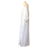 Lisa Marie Fernandez Kleid aus Baumwolle in Weiß