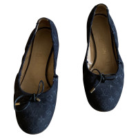 Louis Vuitton Slippers/Ballerinas Canvas in Blue
