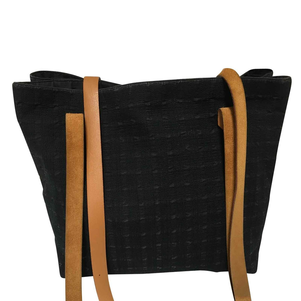 Hermès Amedaba aus Baumwolle in Schwarz