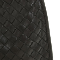 Bottega Veneta Handtasche aus schwarzem Leder