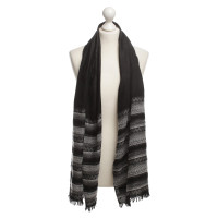 Missoni Web sjaal in zwart/grijs