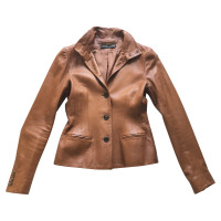 Ralph Lauren Black Label Leather fitted jacket