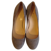 Kate Spade pumps / Peeptoes made of leather in grey