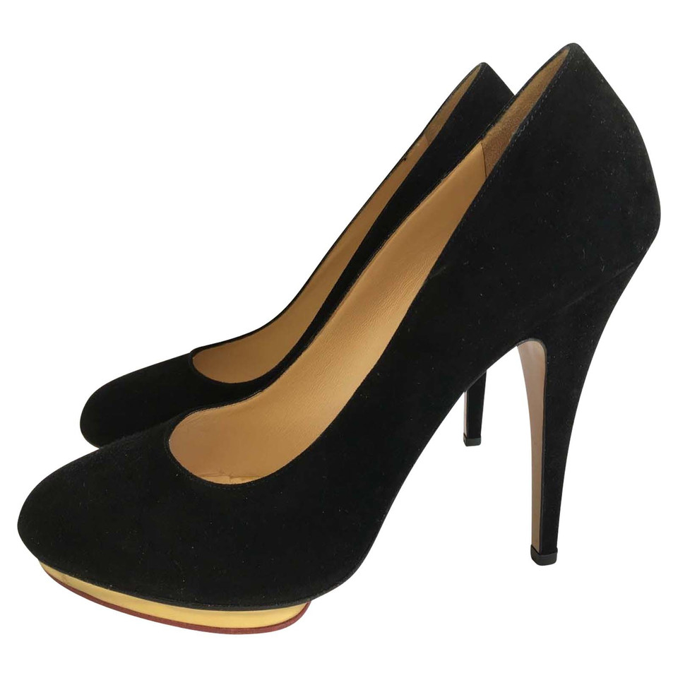 Charlotte Olympia pumps suede