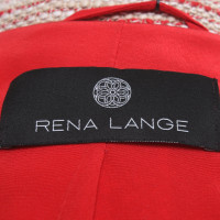 Rena Lange Blazer in Rot/Beige