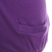 Ralph Lauren -Violet gekleurde korte mouwen vest