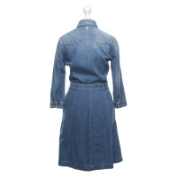 7 For All Mankind Robe en Denim en Bleu