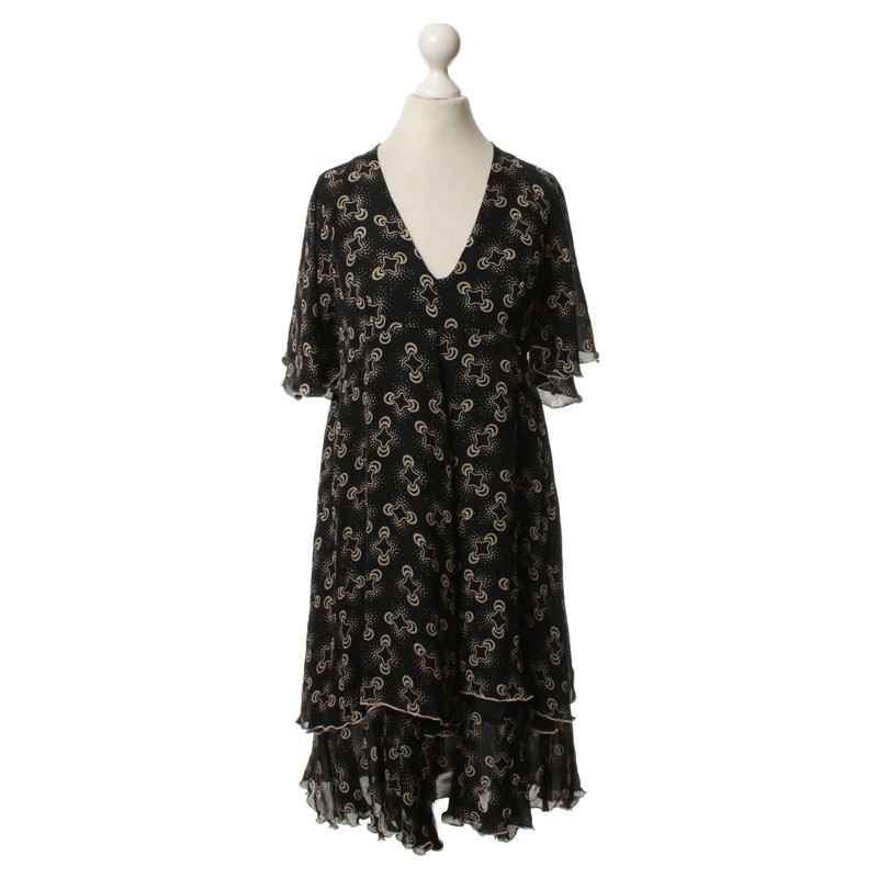 Anna Sui Dress with batwing sleeves